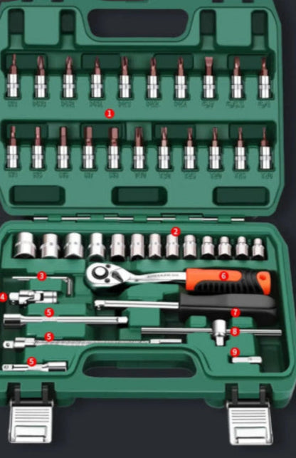 Auto Reparatur Werkzeuge Box Sets Elektriker Spanner Anti-fallen Fall Wasserdicht Stoßfest Sicherheit Teile Organizer Anti-herbst Toolbox - FUXL-Shopify 