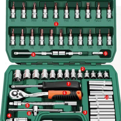 Auto Reparatur Werkzeuge Box Sets Elektriker Spanner Anti-fallen Fall Wasserdicht Stoßfest Sicherheit Teile Organizer Anti-herbst Toolbox - FUXL-Shopify 