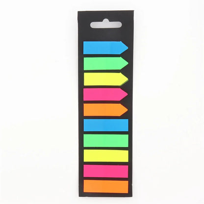 200 Blatt Farbe Haft notizen Notizblock Notizen Index transparente Post Aufkleber Lesezeichen Notizblock Schul büro Briefpapier Lieferungen