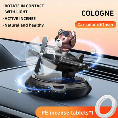 Solar-Auto-Duftspender | Niedlicher Bär & Hund | Aromatherapie - FUXL-Shopify 