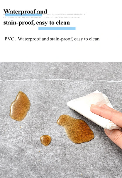 40CM verdicken Holzmaserung Boden Aufkleber industrielle Zement PVC Vinyl Boden Aufkleber selbstklebende wasserdichte Fliesen Aufkleber Home Decor - FUXL-Shopify 