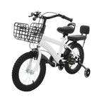 Kinderfahrrad 14 Zoll mit Korb & Rückenlehne – Höhenverstellbar, Stützräder, bis 60 kg belastbar für Kinder 3-7 Jahre - FUXLShop
