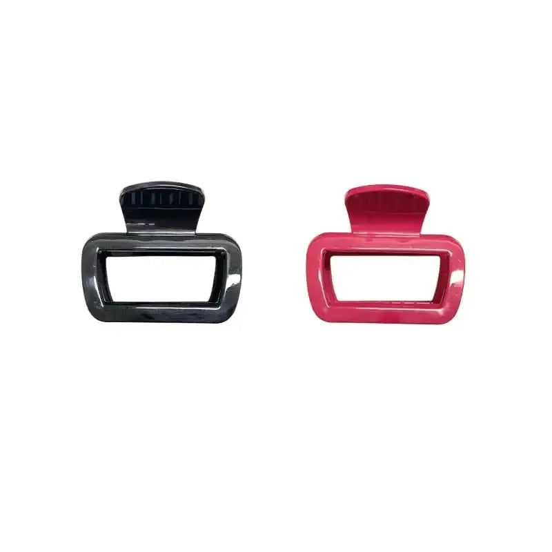 Flexible silikon-haarklammern im 2er- oder 4er-set in schwarz und pink für besondere anlässe online bestellen