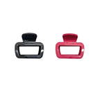 Flexible silikon-haarklammern im 2er- oder 4er-set in schwarz und pink für besondere anlässe online bestellen