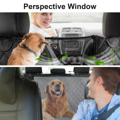 Hund Auto Sitz Abdeckung Haustier Fahrzeug Hängematte Wasserdichte Haustier Hund Reise Matte Wasserdichte Auto Hinten Rücksitz Schutz Matte - FUXL-Shopify 