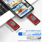 USB-Stick 2TB 1TB 512GB 256GB – High Speed für iPhone, Android & PC - FUXLShop