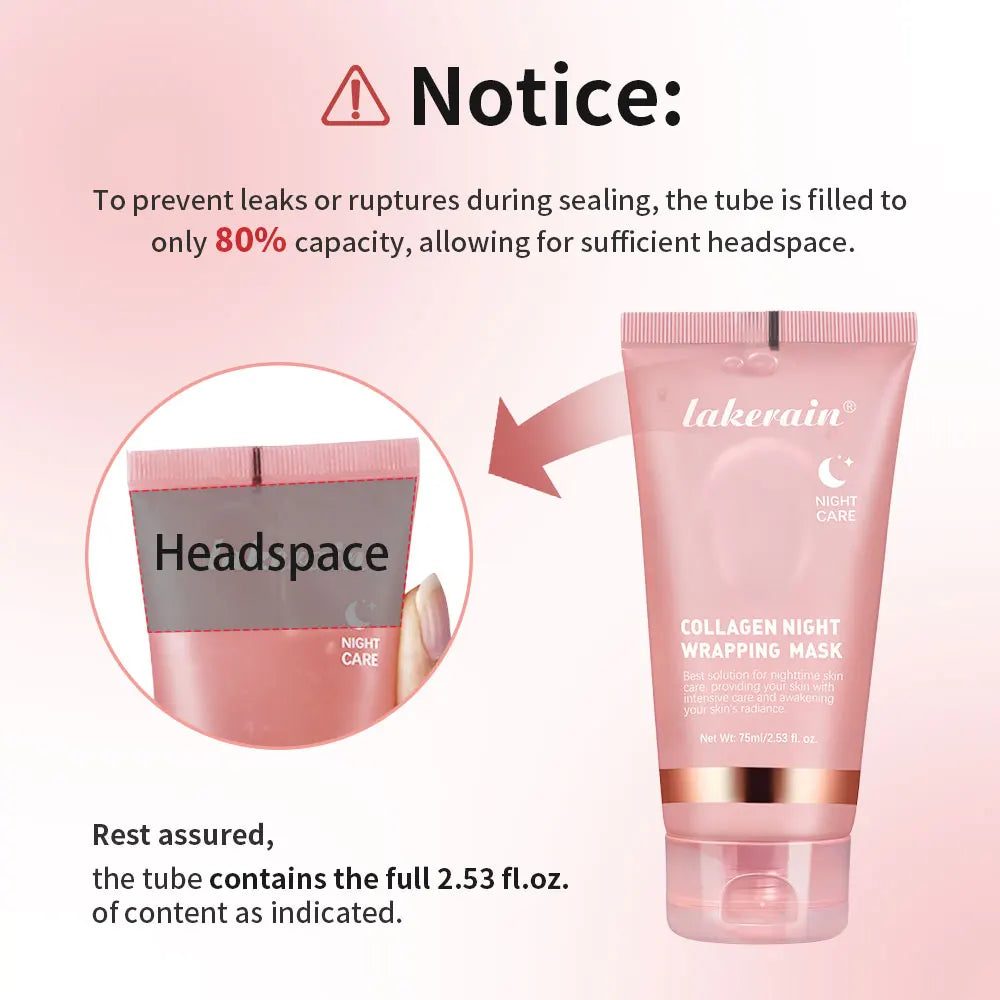 Kollagen-Nachtverpackungsmaske, Verjüngung, feuchtigkeitsspendend, aufhellend, koreanische Gesichtsmaske, machen leuchtende Hautelastizität, Gesichtsmaske