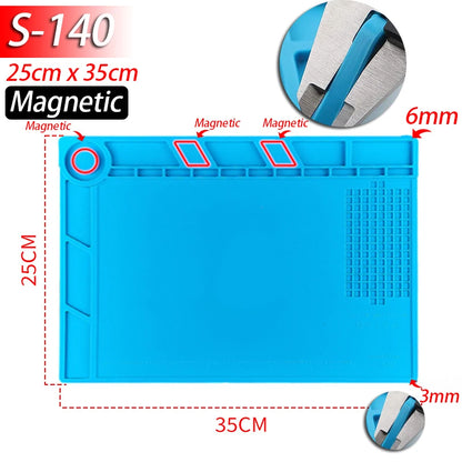 XMSJ Lötmatte Silikon - Hitzebeständig (500°C) Anti-statische Reparaturmatte für Elektronik - FUXL-Shopify 