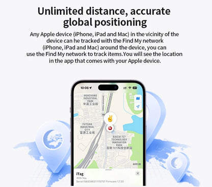 4/3/2/1 Pack Anti-Lose Tracker für Apple Airtag Ersatz über Find My Bluetooth GPS Tracker für Gepäck IOS MFi Key Finder - FUXL-Shopify 