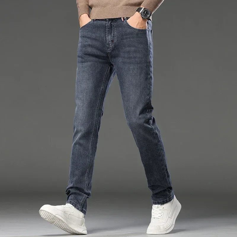 Herren Slim Fit Jeans Straight Leg - Business Casual Denim - FUXLShop