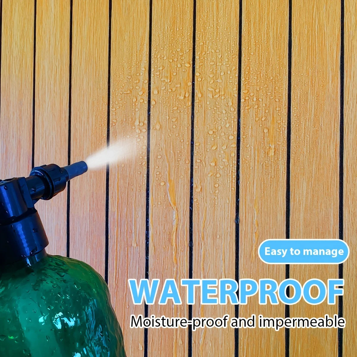 Moderne Küche mit selbstklebender Sxp-Schaumstoff-Tapete als spritzfeste Wandverkleidung