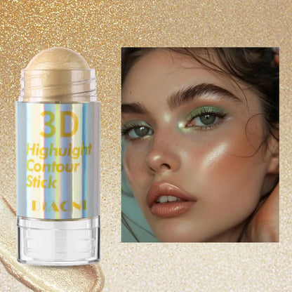 6 farben 3D Gesicht Erhellen Highlighter Bar Kosmetische Gesicht Kontur Bronzer Schimmer Highlighter Stick Concealer Creme Make-Up-tool - FUXL-Shopify 