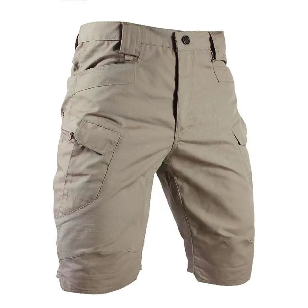 Urban Military Tactical Shorts für Herren, wasserdicht, verschleißfest, Cargo-Shorts für den Außenbereich, schnell trocknend, mehrere Taschen, Übergröße, Wanderhose