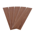 Selbstklebende PVC-Bodenbelag-Fliesen 36 Stück | Holzoptik Walnut/Oak/Log