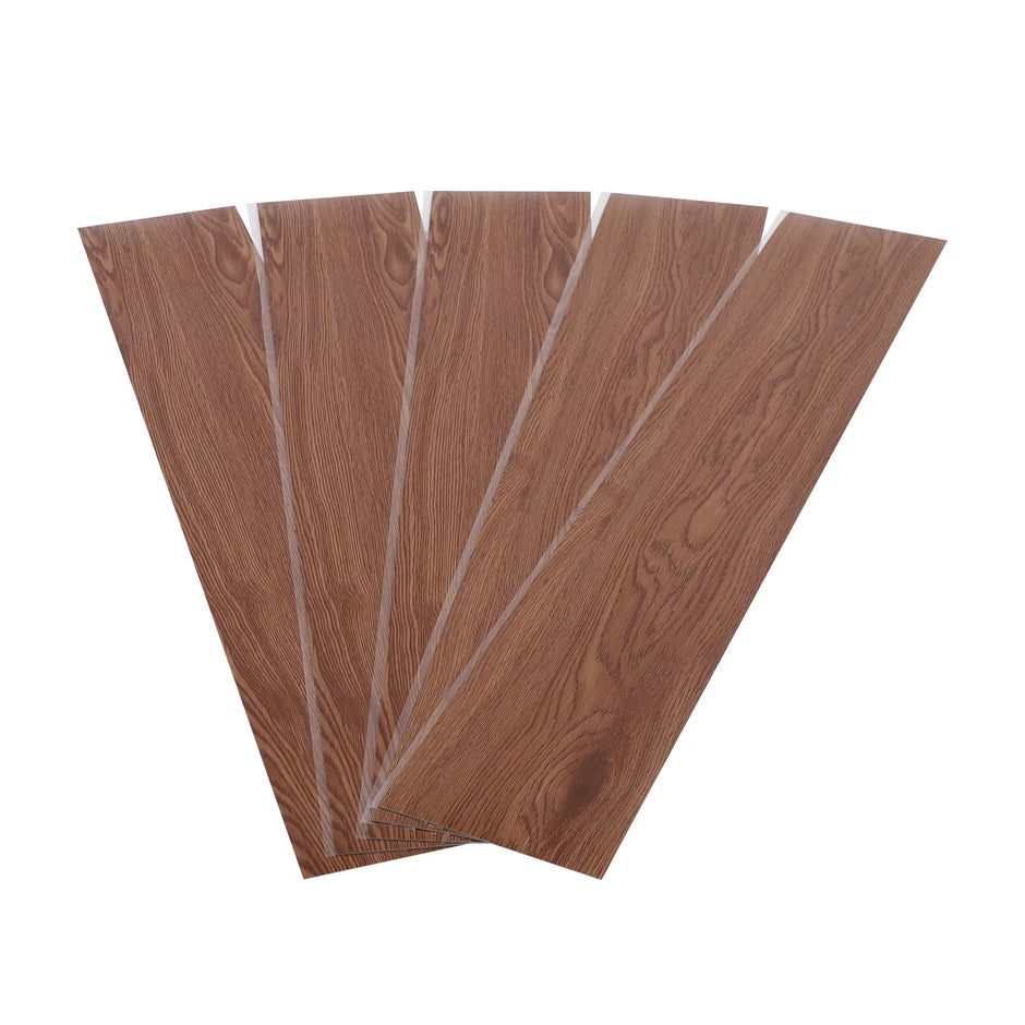 Selbstklebende PVC-Bodenbelag-Fliesen 36 Stück | Holzoptik Walnut/Oak/Log