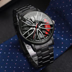 Herren Quarzuhr mit Edelstahlband – Modische Sportuhr 40mm Zifferblatt – FUXLShop