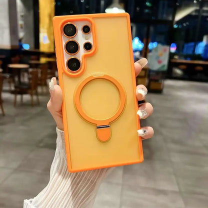 Magnetische Metal Ring Stand Hülle für Samsung Galaxy S25 - FUXL-Shopify 