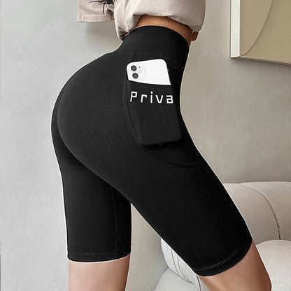 Frauen Yoga Sport Shorts Hohe Taille Fitness Shorts Casual Streetwear Kurze Hosen Weibliche Enge Shorts Für Damen Workout Hosen - FUXL-Shopify 
