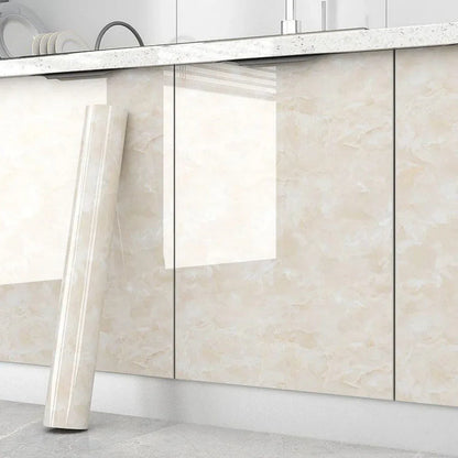 Selbstklebende PVC-Tapete DA HUA BAI – Hochglanz-Vinyl-Folie für Küche und Schrank