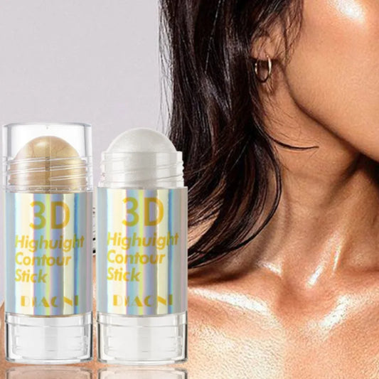 6 farben 3D Gesicht Erhellen Highlighter Bar Kosmetische Gesicht Kontur Bronzer Schimmer Highlighter Stick Concealer Creme Make-Up-tool - FUXL-Shopify 