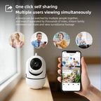 1080P Full HD WLAN Innenkamera – 360° Schwenk, Nachtsicht, Bewegungserkennung & 2-Wege-Audio