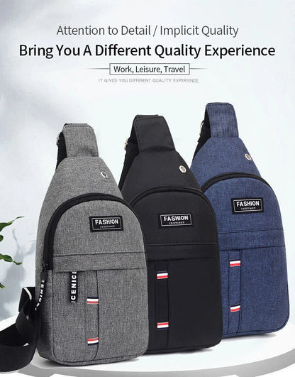 Wasserdichte Bauchtasche für Herren – Großes Fassungsvermögen, verstellbarer Gurt für Outdoor, Reisen, Laufen, Wandern & Radfahren - FUXL-Shopify 