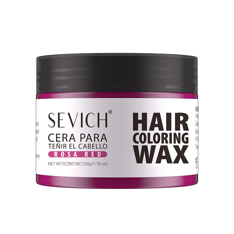 Sevich temporäres Haarfärbewachs in Rosa Rot, 50g, ideal für kreative Styling und farbige Veränderungen.