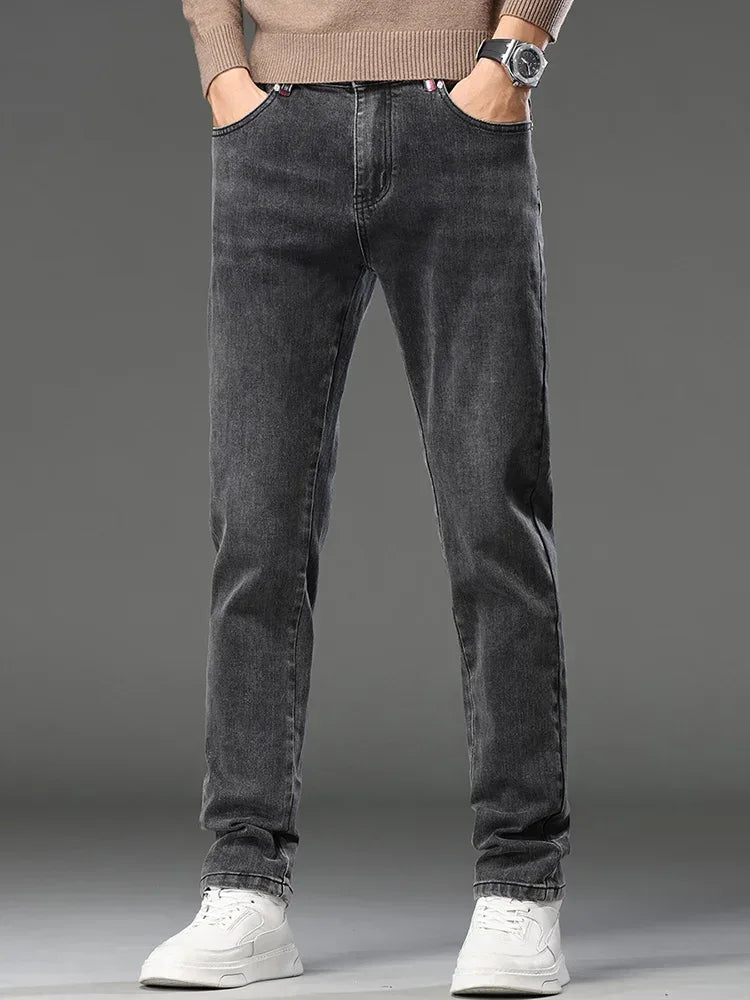Herren Slim Fit Jeans Straight Leg - Business Casual Denim - FUXLShop