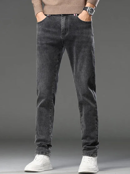 Herren Slim Fit Jeans Straight Leg - Business Casual Denim - FUXLShop