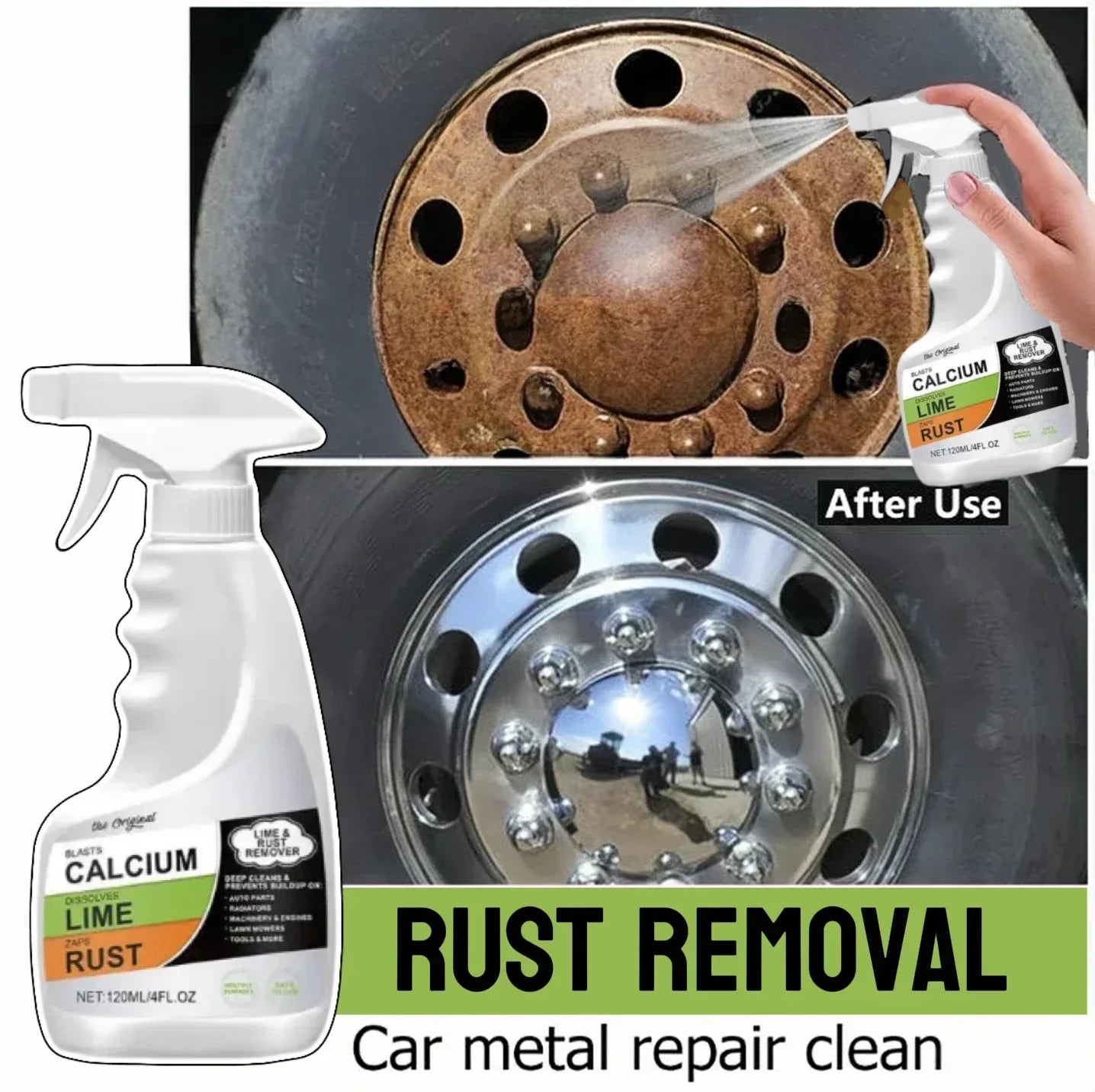 Rostentferner Spray 120ml – Entrostungsspray für Auto, Metall & Werkzeug