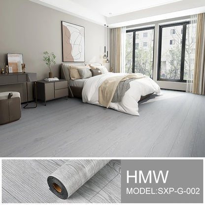 40CM verdicken Holzmaserung Boden Aufkleber industrielle Zement PVC Vinyl Boden Aufkleber selbstklebende wasserdichte Fliesen Aufkleber Home Decor - FUXL-Shopify 