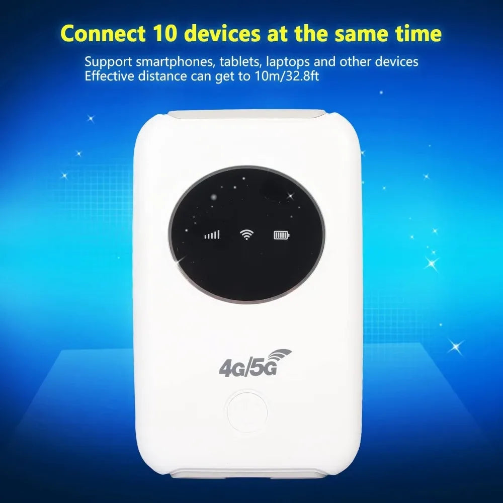 Pocket WiFi Router 4G/5G – Europäische & Asiatische Version, USB-betrieben, kompaktes Design

