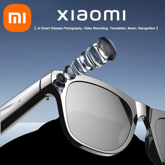 Xiaomi 4KHD AI Smart Brille GPT 100mp Multifunktionale Kamera Chat Bluetooth Anruf Sprachassistent Musik Player Smart Übersetzung - FUXL - Shopify