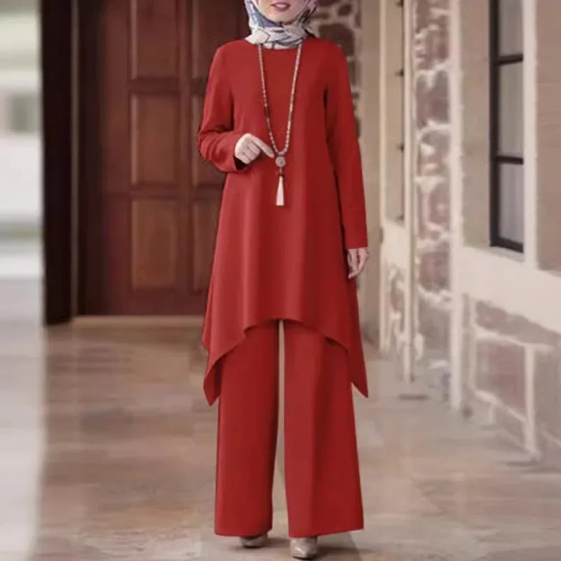 Muslimisches Damen-Zweiteiler-Set – Pullover & Hose | Modest Fashion