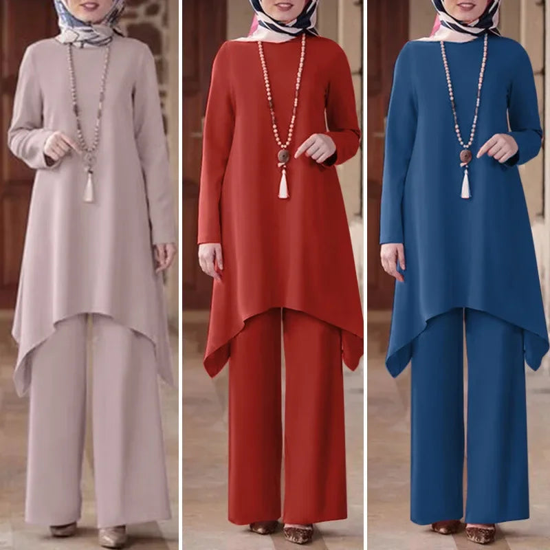 Muslimisches Damen-Zweiteiler-Set – Pullover & Hose | Modest Fashion