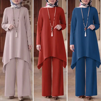 Muslimisches Damen-Zweiteiler-Set – Pullover & Hose | Modest Fashion