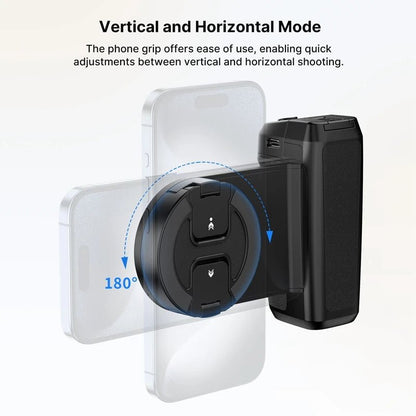 Ulanzi MA35 MagSafe Smartphone - Kamera - Auslösergriff, Bluetooth - Selfie - Griff als Kamera - Fotostabilisator, vertikaler horizontaler Aufnahme - FUXL - Shopify