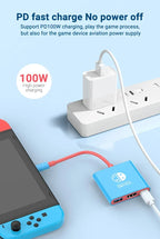 3-in-1 USB-C Hub HDMI 4K 30Hz PD 100W Schnellladung USB 3.0 Dockingstation MacBook Laptop - FUXLShop