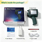 Tintenstrahldrucker - Tintenstrahldrucker – Tragbarer Mini – Bluetooth Handheld Codierer für Verfallsdatum, Chargennummer & Logo | FUXLShop