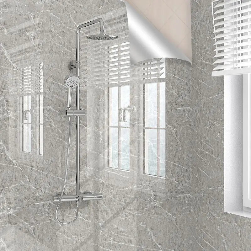 20 Meter selbstklebende Tapete für Badezimmer, wasserfeste Aufkleber, WC-Wandrenovierung, formaldehydfrei, Küchendekoration, Wandaufkleber
