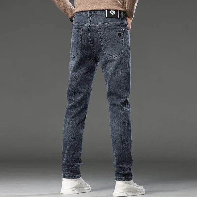 Herren Slim Fit Jeans Straight Leg - Business Casual Denim - FUXLShop