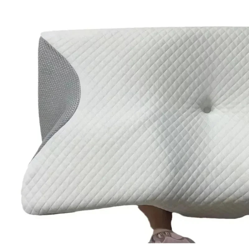 Schlaf-Memory-Kissen, Schmetterlings-Memory-Schaum-Nackenkissen, konturierter Schlaf zur Linderung von Nackenschmerzen, Bauchunterstützung, bequemes Kissen