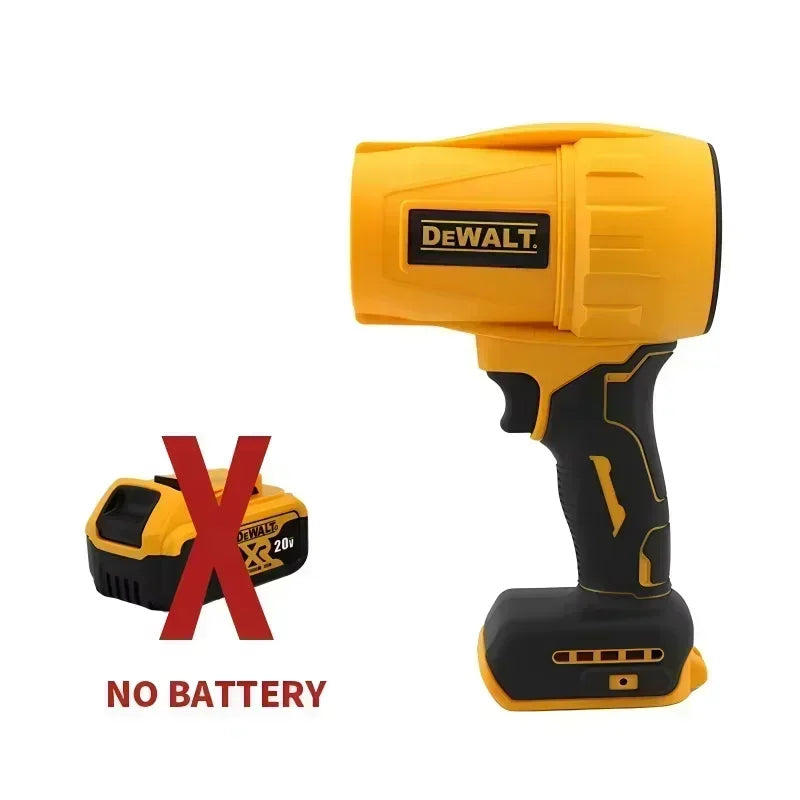 Dewalt 30000 U/min Bürstenluft-Haartrockner, kabelloser Turbo-Lüfter, handgewalttätiger Lüftertrockner, 20 V, wiederaufladbares Staubentfernungswerkzeug