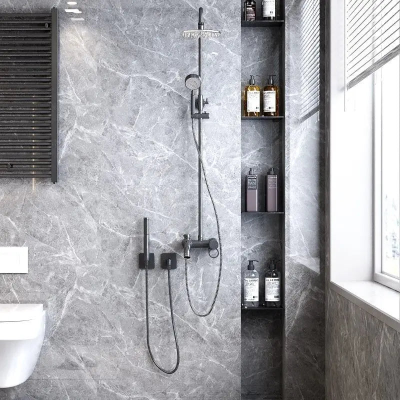 20 Meter selbstklebende Tapete für Badezimmer, wasserfeste Aufkleber, WC-Wandrenovierung, formaldehydfrei, Küchendekoration, Wandaufkleber