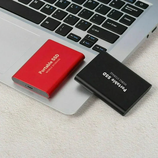 Tragbare SSD mit 16 TB, 2 TB, 1 TB – USB 3.1 & Typ-C – Externe Hochgeschwindigkeits-Festplatte für Laptop, PC, Mac – Speicher für Fotos & Daten