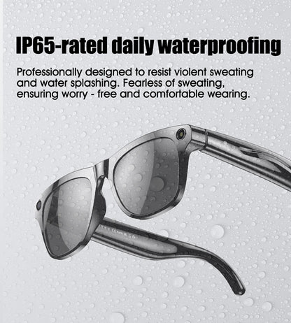 Xiaomi 4KHD AI Smart Brille GPT 100mp Multifunktionale Kamera Chat Bluetooth Anruf Sprachassistent Musik Player Smart Übersetzung - FUXL - Shopify