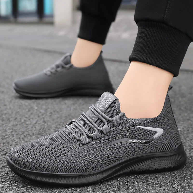 Herrenschuhe, lässiger Sneaker, atmungsaktiver Mesh-Sneaker, rutschfeste Herren-Sommer-Sneaker, günstiger Schuhabstand, Herrenschuhe