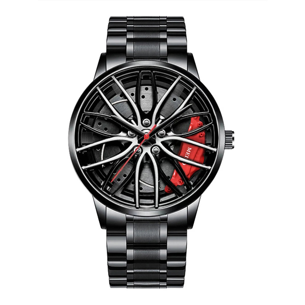 Herren Quarzuhr mit Edelstahlband – Modische Sportuhr 40mm Zifferblatt – FUXLShop
