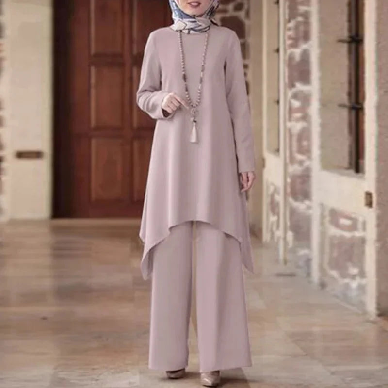 Muslimisches Damen-Zweiteiler-Set – Pullover & Hose | Modest Fashion
