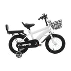 Kinderfahrrad 14 Zoll mit Korb & Rückenlehne – Höhenverstellbar, Stützräder, bis 60 kg belastbar für Kinder 3-7 Jahre - FUXLShop